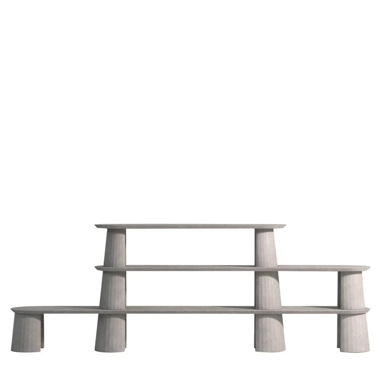Forma & Cemento Bookcases<Fusto Silver Bookshelf I