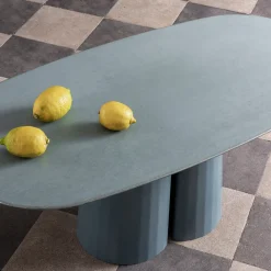Forma & Cemento Coffee Tables<Fusto Ultramarine Oval Coffee Table II