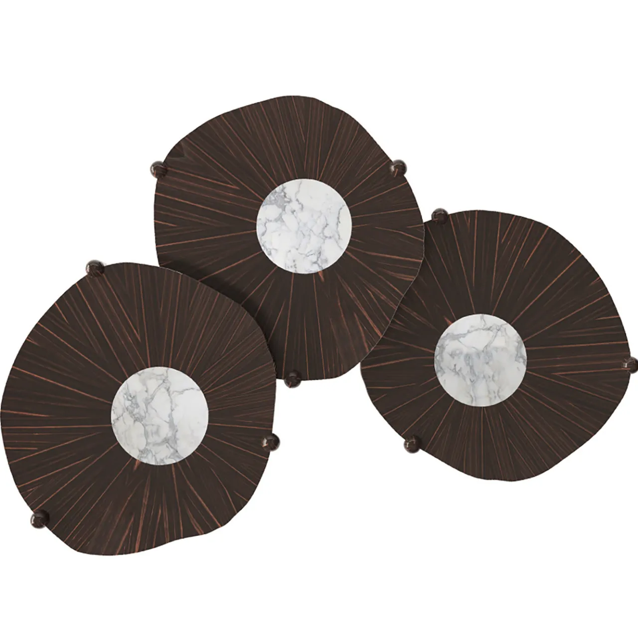 Minotti Collezioni Nesting Tables<Fyllo Set of 3 Coffee Tables
