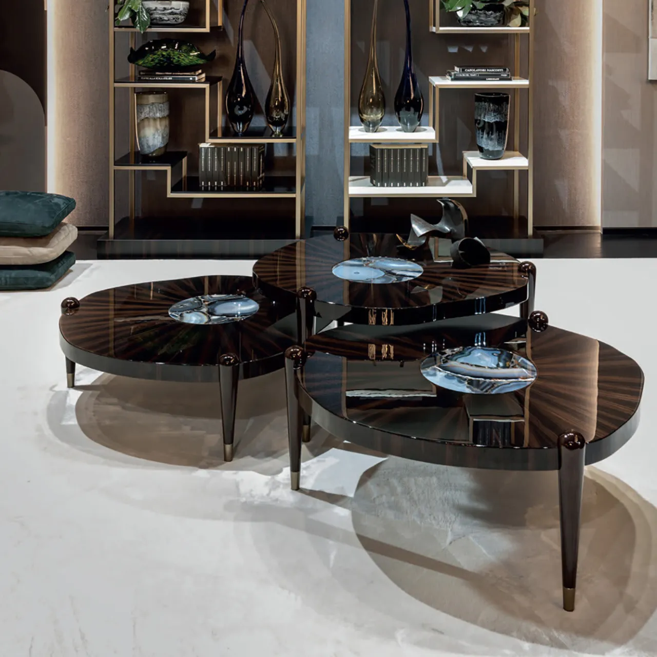 Minotti Collezioni Nesting Tables<Fyllo Set of 3 Coffee Tables