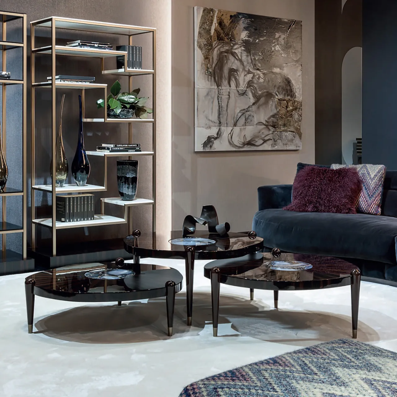 Minotti Collezioni Nesting Tables<Fyllo Set of 3 Coffee Tables