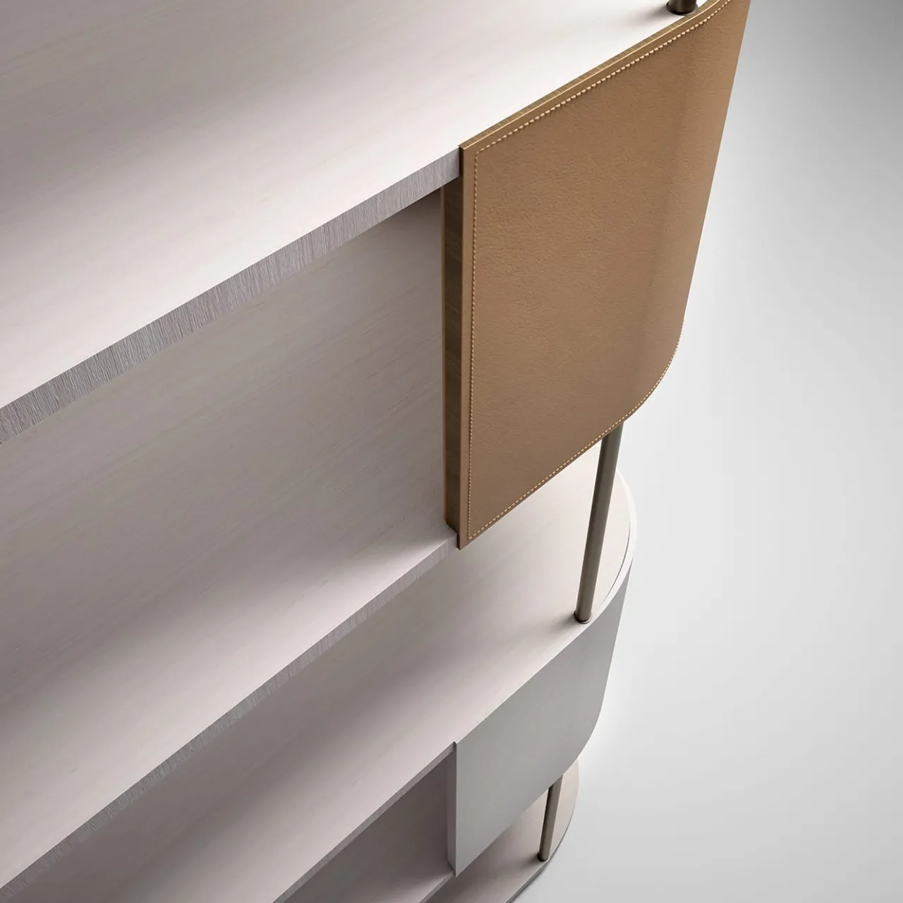 Carpanelli Bookcases<Gae Large Multi-Finish Modular Bookcase