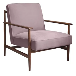 mg12 by Monica Geronimi Armchairs<Gaia Dusty Pink Linen-Cotton Armchair