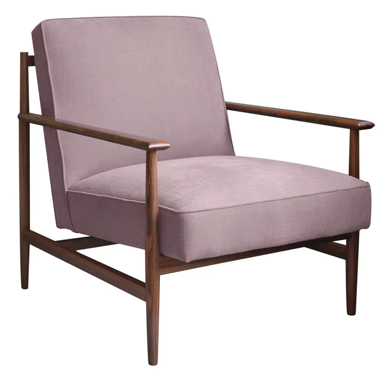 mg12 by Monica Geronimi Armchairs<Gaia Dusty Pink Linen-Cotton Armchair