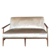 mg12 by Monica Geronimi Sofas<Gaia Walnut Loveseat