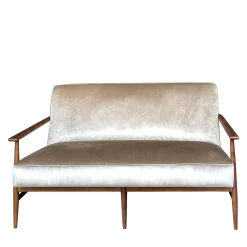 mg12 by Monica Geronimi Sofas<Gaia Walnut Loveseat