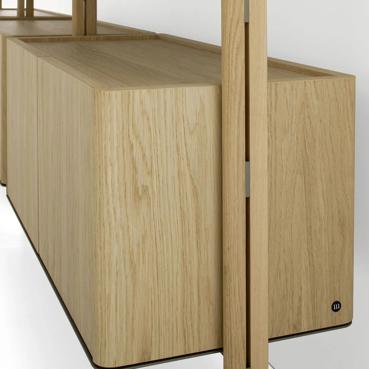 Morica Design Bookcases<Galaxy Solid Oak Wood Wall Composition