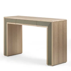 Carpanelli Consoles<Galileo Lux Leather & Eucalyptus Console