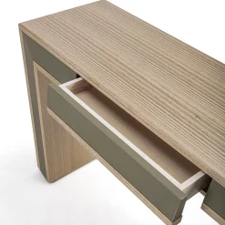 Carpanelli Consoles<Galileo Lux Leather & Eucalyptus Console