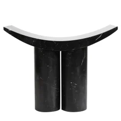 Pietro Franceschini Stools<Gamma Black Marquina Marble Sculptural Stool