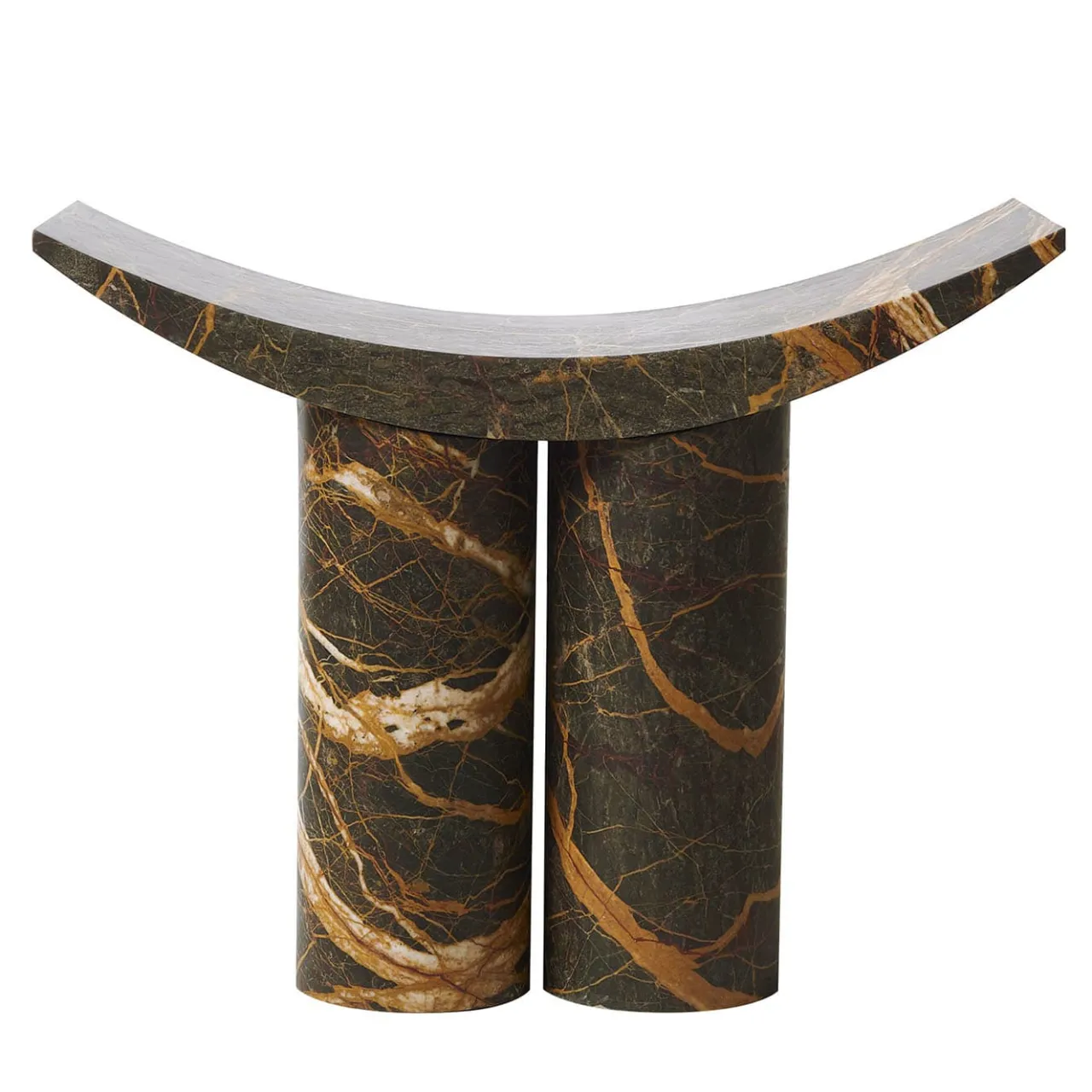 Pietro Franceschini Stools<Gamma Moroccan Port Laurent Marble Sculptural Stool