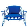 Sergio Villa Outdoor Armchairs<Garden Blue Armchair by Carlo Rampazzi