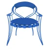 Sergio Villa Outdoor Chairs & Stools<Garden Blue Chair with Armrests by Carlo Rampazzi