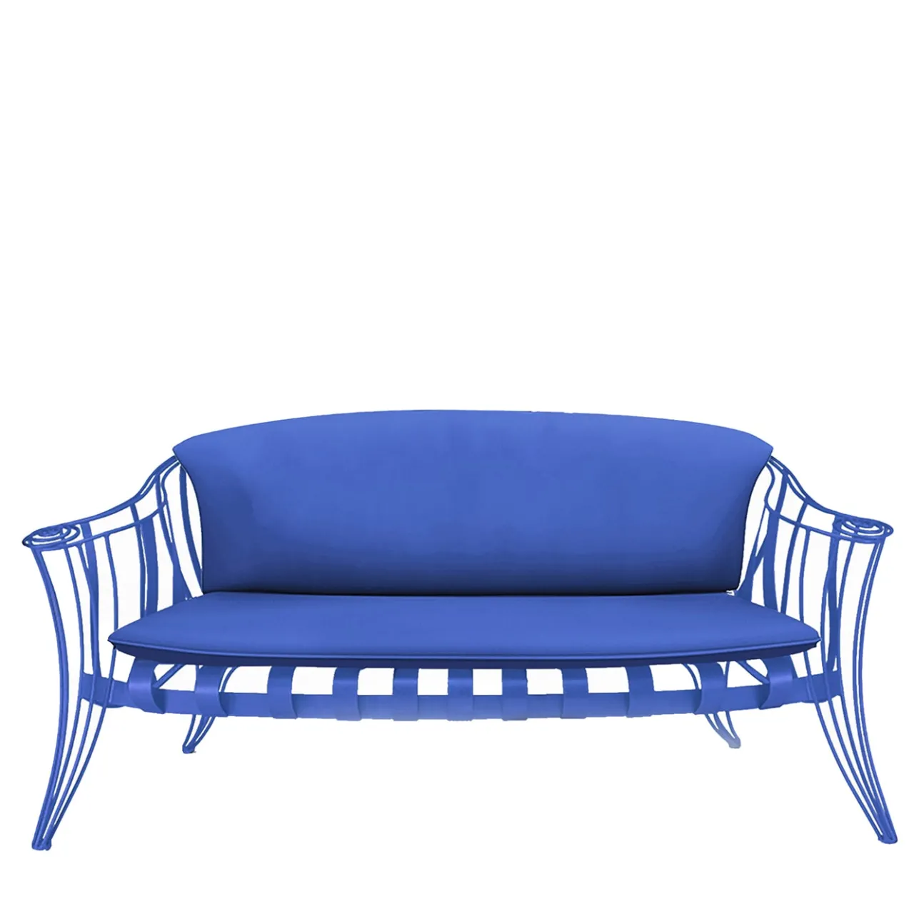 Sergio Villa Outdoor Sofas & Benches<Garden Blue Sofa by Carlo Rampazzi
