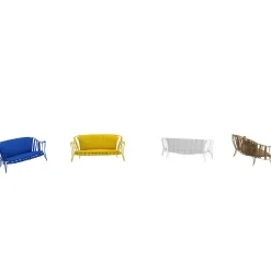 Sergio Villa Outdoor Sofas & Benches<Garden Blue Sofa by Carlo Rampazzi