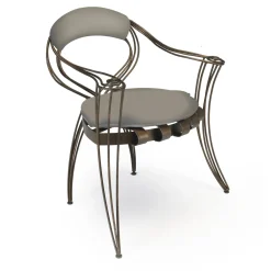Sergio Villa Outdoor Chairs & Stools<Garden Bronze Chair by Carlo Rampazzi