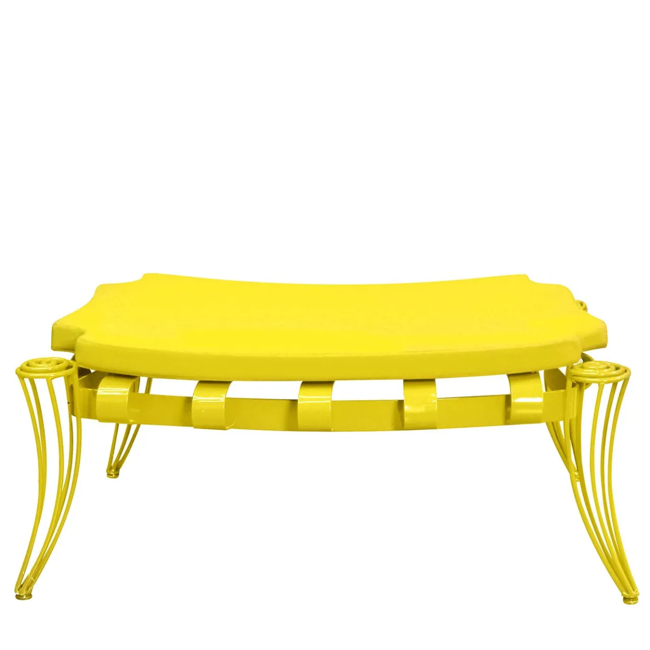 Sergio Villa Other Outdoor Furniture<Garden Yellow Pouf by Carlo Rampazzi