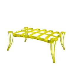 Sergio Villa Other Outdoor Furniture<Garden Yellow Pouf by Carlo Rampazzi