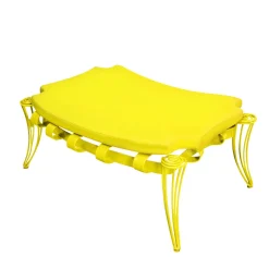 Sergio Villa Other Outdoor Furniture<Garden Yellow Pouf by Carlo Rampazzi