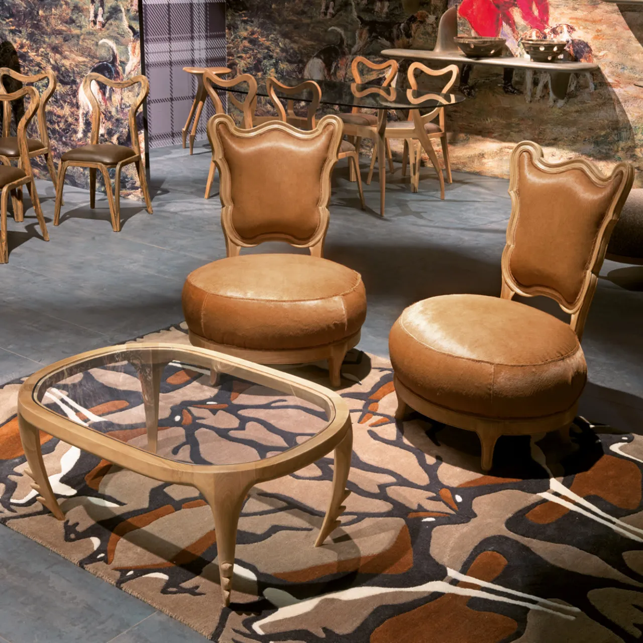 Fratelli Boffi Lounge Chairs<Gattona lounge chair by Nigel Coates