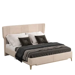 Alberto & Mario Ghezzani Beds<Gattopardo Beige Double Bed