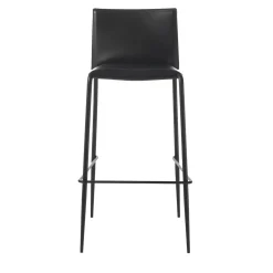 Enrico Pellizzoni Bar Stools<Gazzella Black Bar Stool
