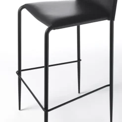 Enrico Pellizzoni Bar Stools<Gazzella Black Bar Stool