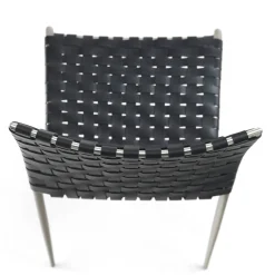 Enrico Pellizzoni Chairs<Gazzella Black Woven Chair