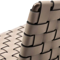 Enrico Pellizzoni Bar Stools<Gazzella Brown Woven Bar Stool