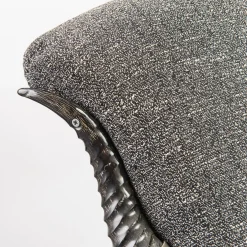 Selezioni Domus Armchairs<Gazzella Mélange Gray Fabric Amchair