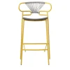 TrabA' Bar Stools<Genoa Yellow Stool by Cesare Ehr