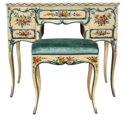 Vangelista 1960 Vanities<Genoese Style Hand-painted Vanity Table with Stool