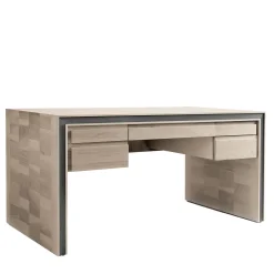 Dale Italia Desk & Writing Tables<Gentile Gray Walnut Wood Writing Desk With Drawers