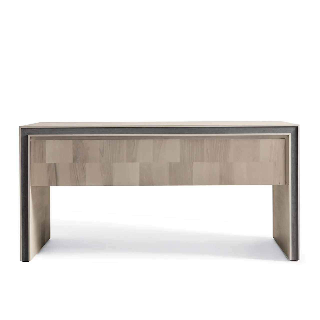 Dale Italia Desk & Writing Tables<Gentile Gray Walnut Wood Writing Desk With Drawers