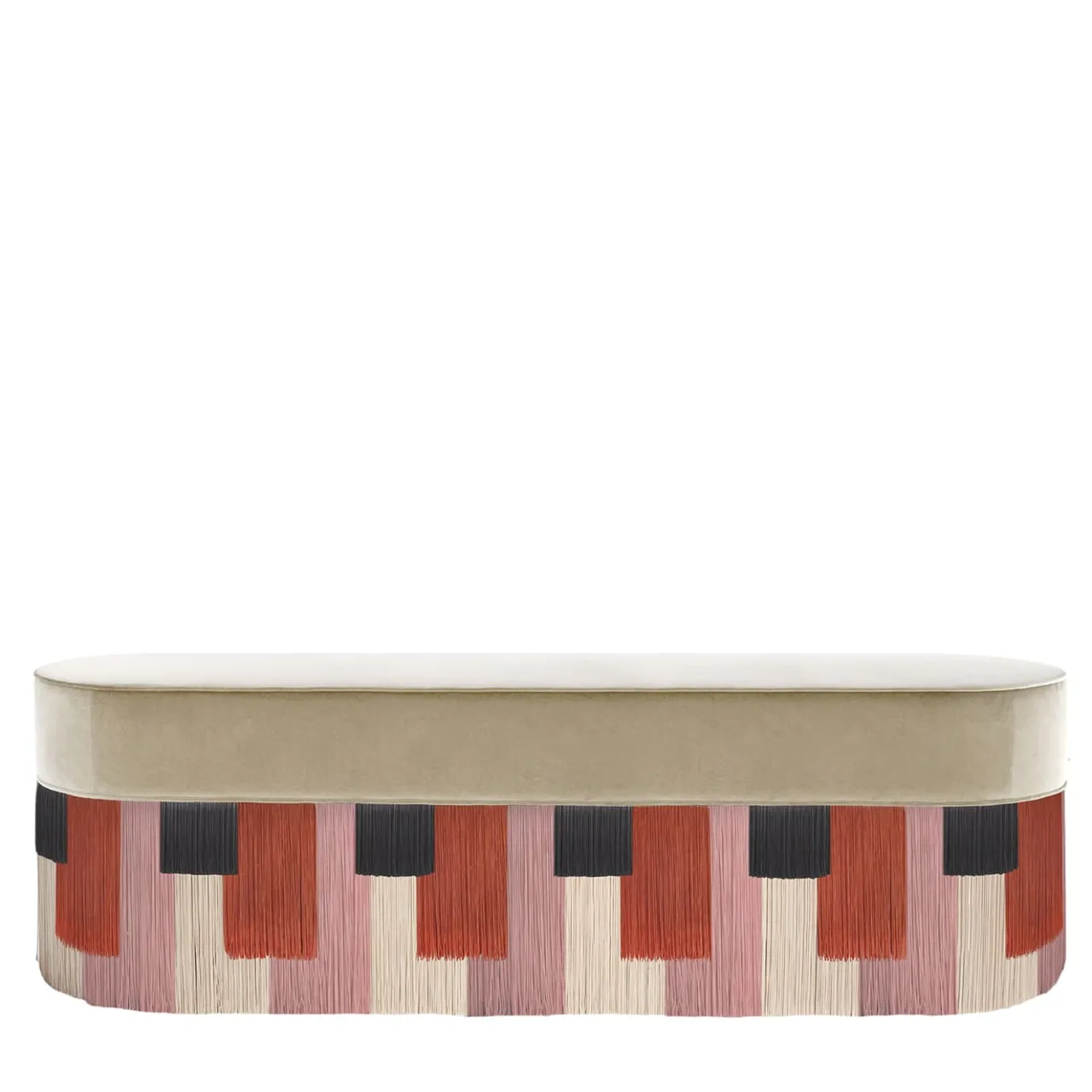 Lorenza Bozzoli Couture Benches<Geo Stripe Polychrome Bench #3