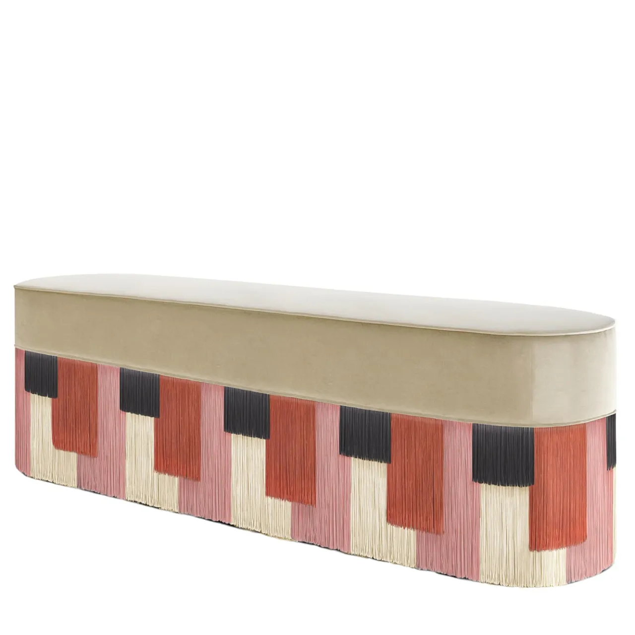 Lorenza Bozzoli Couture Benches<Geo Stripe Polychrome Bench #3