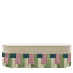Lorenza Bozzoli Couture Benches<Geo Stripe Polychrome Bench #2