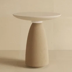 Pimar Limestone Side Tables<Geo XL Table by the duo Apospersano