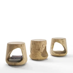 Riva 1920 Stools<Geppo Stool by Marco Baxadonne