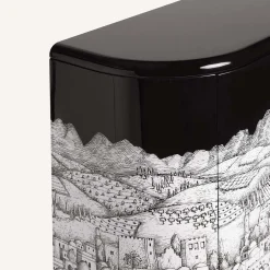 Fornasetti Cabinets<Gerusalemme Curved Cabinet