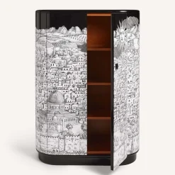 Fornasetti Cabinets<Gerusalemme Curved Cabinet
