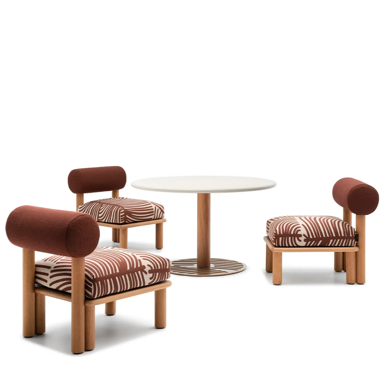 Jwana Hamdan Outdoor Coffee Tables<Ghaf Off-white Tea Table by Lorenza Bozzoli