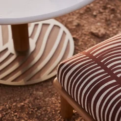 Jwana Hamdan Outdoor Coffee Tables<Ghaf Off-white Tea Table by Lorenza Bozzoli