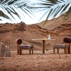 Jwana Hamdan Outdoor Coffee Tables<Ghaf Off-white Tea Table by Lorenza Bozzoli