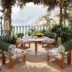Jwana Hamdan Outdoor Coffee Tables<Ghaf Off-white Tea Table by Lorenza Bozzoli