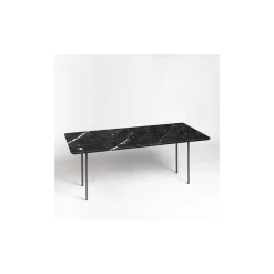 La Sartoria del Marmo by Lombardi Marmi Dining Tables<Giglio Black Marquinia Dining Table