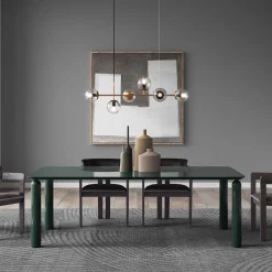 Pacini & Cappellini Dining Tables<Gio Green Walnut Wood Dining Table by Norberto Delfinetti