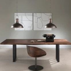 Riva 1920 Chairs<Gioconda Swivel Walnut Chair by C.R. & S.