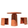 Internoitaliano Outdoor Dining Tables<Gioi & Cave Set of Table and 2 Stools by Mario Scairato