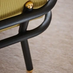 Black Tie Lounge Chairs<Girò Moka & Yellow Lounge Chair